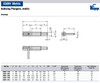 Kipp M6 Indexing Plunger, Steel (Qty. 1), K0340.1104