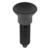 Kipp 1/4"-28 Indexing Plunger without Collar, Stainless Steel, Locking Pin Not Hardened - Style G (Qty. 1), K0343.11903AJ