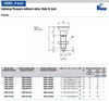 Kipp 1/4"-28 Indexing Plunger without Collar, Stainless Steel, Locking Pin Hardened - Style H (Qty. 1), K0343.02903AJ