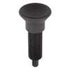 Kipp 5/16"-24 Indexing Plunger without Collar, Stainless Steel, Extended Locking Pin Hardened - Style G (Qty. 1), K0633.201004AK