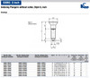 Kipp 5/16"-24 Indexing Plunger without Collar, Stainless Steel, Locking Pin Not Hardened - Style G (1/Pkg.), K0634.111004AK