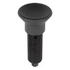 Kipp 5/8"-11 Indexing Plunger without Collar, Steel, Locking Pin Hardened - Style G (1/Pkg.), K0343.1308A6