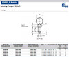 Kipp M20x1.5 Indexing Plunger with Key Ring, Steel, Locking Pin Hardened - Style R (Qty. 1), K0342.3410