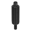Kipp 3/4"-10 Indexing Plunger with Threaded Pin, Without Collar, Stainless Steel, Locking Pin Not Hardened - Style J (1/Pkg.), K0345.11410A7