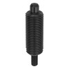 Kipp 5/16"-24 Indexing Plunger with Threaded Pin, Without Collar, Steel, Locking Pin Hardened - Style J (Qty. 1), K0345.1004AK