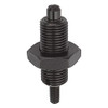 Kipp 1"-8 Indexing Plunger with Threaded Pin, Without Collar, Stainless Steel, Locking Pin Hardened - Style K (Qty. 1), K0345.02516A8