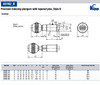 Kipp 16 mm (D) Precision Indexing Plunger w/ Tapered Support, Type B - Locking (Qty. 1), K0359.116