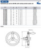 Kipp 315 mm x .875" ID 5-Spoke Handwheel with Revolving Machine Handle, Gray Cast Iron DIN 950 (1/Pkg.), K0671.4315XCV