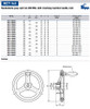 Kipp 160 mm x .625" ID 3-Spoke Handwheel with Revolving Machine Handle, Gray Cast Iron DIN 950 (1/Pkg.), K0671.4160XCQ