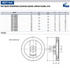 Kipp 125 mm x .375" ID 2-Spoke Handwheel without Machine Handle, Aluminum Planed (1/Pkg.), K0162.0125XCO