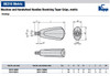 Kipp M10 x 25 mm x 75 mm Machine and Handwheel Handles, Revolving, DIN 98 Style E, Aluminum (Qty. 1), K0169.1025083