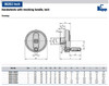 Kipp 160 mm x .625" ID Novo Grip Handwheels with Revolving Handle, Thermoplastic, Size 4 (Qty. 1), K0257.4160CQ