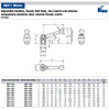 Kipp M16 Adjustable Handle, Classic Ball Style, Zinc/Stainless Steel, Internal Thread, Black, Size 5 (Qty. 1), K0117.5161