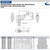 Kipp M16x80 Adjustable Handle, Classic Ball Style, Zinc/Steel, External Thread, Silver , Size 5 (Qty. 1), K0116.5163X80