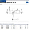 Kipp 1/2"-13 Adjustable Handle, Classic Ball Style, Silver-Gray Steel, Internal Thread, Size 2 (1/Pkg.), K0120.2A5