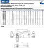 Kipp 3/8"-16 Adjustable Handle, Modern Style, Zinc/Stainless Steel, Internal Thread, Size 3, Chrome Plated (1/Pkg.), K0123.3A46