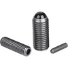 Kipp M6 Spring Plungers with Hexagon Socket and Ceramic Ball, Stainless Steel (1/Pkg.), K0610.06