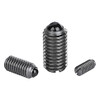 Kipp M10 Spring Plungers with Recess and Ceramic Ball, Slotted, Stainless Steel  (1/Pkg.), K0609.10