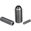 Kipp M5 Spring Plungers with Hexagon Socket and Ceramic Ball, Stainless Steel (Qty. 1), K0610.05