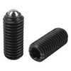 Kipp M16 Spring Plungers, Ball Style, Hexagon Socket, Steel, Heavy End Pressure (Qty. 1), K0315.216