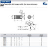 Kipp M20 Spring Plungers, Ball Style, Hexagon Socket, Steel, Heavy End Pressure (5/Pkg.), K0315.220