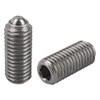 Kipp M20 Spring Plungers, Ball Style, Hexagon Socket, Stainless Steel, Standard End Pressure (1/Pkg.), K0316.20