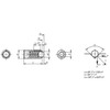 Kipp M10 Spring Plungers, Ball Style, Hexagon Socket, Stainless Steel, Heavy End Pressure (10/Pkg.), K0316.210