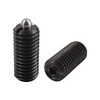 Kipp #10-32 Spring Plungers, Pin Style, Hexagon Socket, Steel, Light End Pressure (10/Pkg.), K0317.1A1