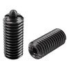 Kipp M20 Spring Plungers, Pin Style, Hexagon Socket, Steel, Heavy End Pressure (1/Pkg.), K0317.220