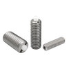 Kipp M6 Spring Plungers, Pin Style, Hexagon Socket, Stainless Steel Body/POM Pin, Standard End Pressure (1/Pkg.), K0320.06