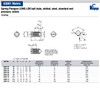 Kipp M6 Spring Plungers, LONG-LOK, Ball Style, Slotted, Steel, Standard End Pressure (10/Pkg.), K0321.06