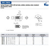 Kipp M16 Spring Plungers, LONG-LOK, Ball Style, Slotted, Stainless Steel, Standard End Pressure (5/Pkg.), K0322.16