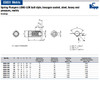 Kipp M5 Spring Plungers, LONG-LOK, Ball Style, Hexagon Socket, Steel, Heavy End Pressure (10/Pkg.), K0325.205