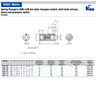 Kipp M6 Spring Plungers, LONG-LOK, Pin Style, Hexagon Socket, Steel, Heavy End Pressure (10/Pkg.), K0327.206