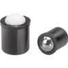 Kipp 8 mm Spring Plungers, Push Fit, Thermoplastic Body/POM Ball (10/Pkg.), K0334.208