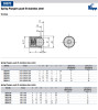 Kipp 10 mm Spring Plungers, Push Fit, Stainless Steel/POM Ball (25/Pkg.), K0333.310