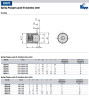 Kipp 12 mm Spring Plungers, Push Fit, Stainless Steel/POM Ball (25/Pkg.), K0333.312