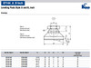 Kipp 5/16"-18x25 mm Leveling Pads, Steel Pressure Foot & Ball Element (Qty. 1), K0395.1A3