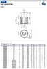 Kipp M15x1.0 Dia Height Adjustment Bolt for M5 Screw, Stainless Steel (1/Pkg.), K0692.015051