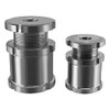 Kipp M40x1.5 Dia Height Adjustment Bolt with Counter-Nuts for M16 Screw, Stainless Steel (1/Pkg.), K0693.023161