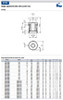 Kipp M40x1.5 Dia Height Adjustment Bolt with Counter-Nuts for M16 Screw, Stainless Steel (Qty. 1), K0693.023161