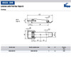 Kipp Latch with Pull Bar, 3.8 mm Borehole, Stainless Steel, Style B (Qty. 1), K0045.2641352