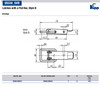 Kipp Latch with Pull Bar, 3.2 mm Borehole, Steel, Style B (1/Pkg.), K0044.2350741