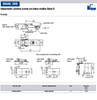 Kipp Adjustable Latch, Screw-on Holes Visible, Stainless Steel, Style B - With Safety Catch (Qty. 1), K0046.2420722