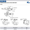 Kipp Adjustable Latch, Screw-on Holes Visible, Steel, Style C - For Padlock (Qty. 1), K0046.3420721