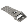 Kipp Adjustable Latch, Screw-on Holes Visible, Grooved Top, Steel, Style B - With Safety Catch (1/Pkg.), K0048.2631391