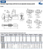 Kipp M4x16 Horizontal Toggle Clamp with Flat Foot and Adjustable Clamping Spindle (1/Pkg.), K0660.004001