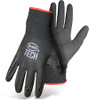 BOSS Black Nylon Knit Glove w/ Double Dipped Foam Nitrile Coated Palm, Size 3XL (12 Pair)