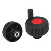 Kipp .250" (ID) x 40 mm (D) Novo-Grip Positioning Wheels, Size 1, Style H, Red (10/Pkg.), K0262.21CM6