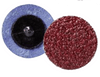 Quick Change Discs - Aluminum Oxide - 3" Type R, Grit: 24, Mercer Abrasives 390302 (25/Pkg.)